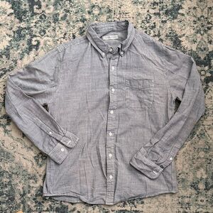 Outerknown Men's Striped Oxford Shirt - Size Large